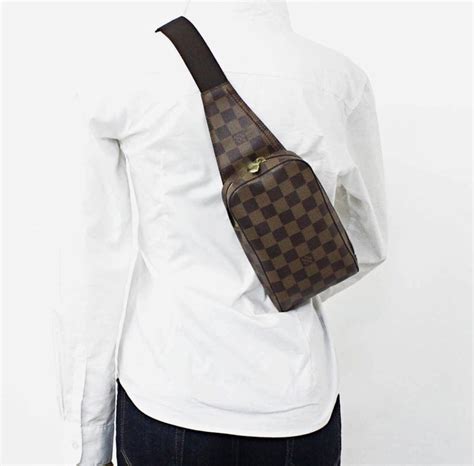 louis vuitton geronimos damier ebene brown|Louis Vuitton Damier Ebene satchel.